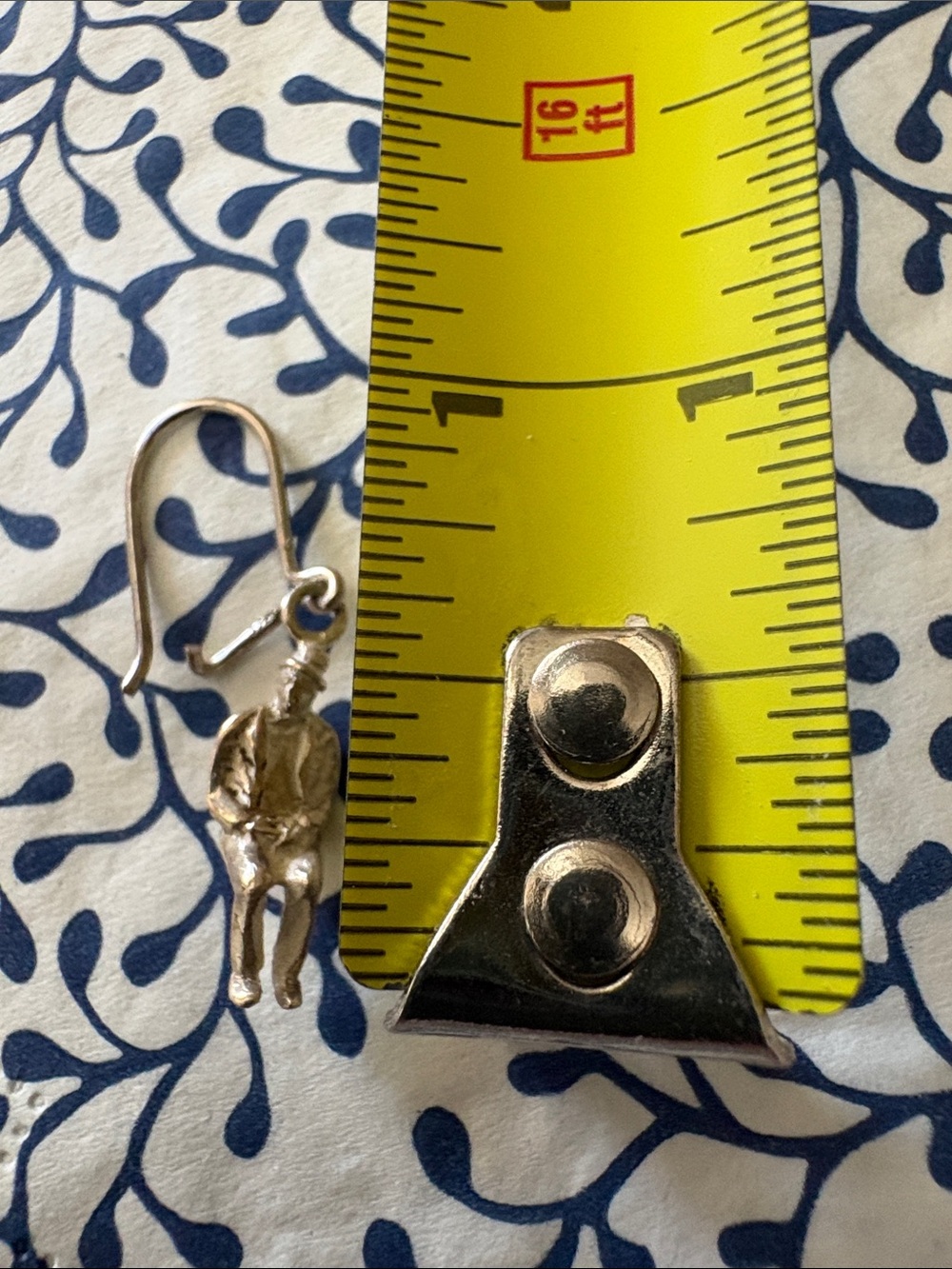 Silver Dangle Earring - Picture 2 of 2